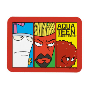 アクア10代のハンガーフォースキャラクターパネルグラフィック マグネット