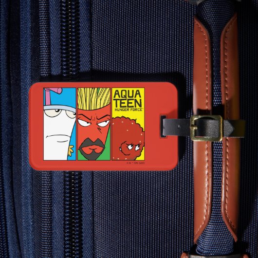 アクア10代のハンガーフォースキャラクターパネルグラフィック ラゲッジタグ (正面インサイチュ4)