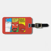 アクア10代のハンガーフォースキャラクターパネルグラフィック ラゲッジタグ (正面横)