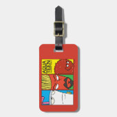 アクア10代のハンガーフォースキャラクターパネルグラフィック ラゲッジタグ (正面縦)