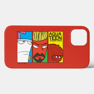 アクア10代のハンガーフォースキャラクターパネルグラフィック iPhone 13ケース