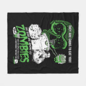 アクア10代のハンガーフォースゾンビズポスター フリースブランケット (正面(横))
