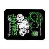 アクア10代のハンガーフォースゾンビズポスター マグネット (横)