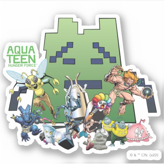 アクア10代のハンガーフォースビラン シール (正面)