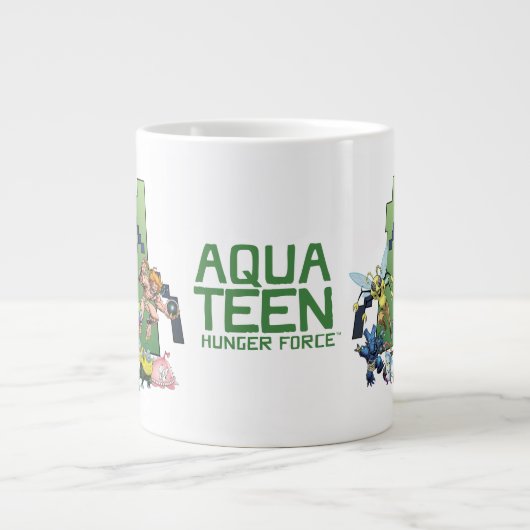 アクア10代のハンガーフォースビラン ジャンボコーヒーマグカップ (正面)