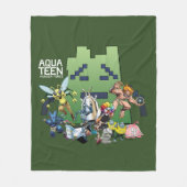 アクア10代のハンガーフォースビラン フリースブランケット (正面)