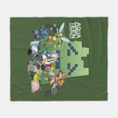 アクア10代のハンガーフォースビラン フリースブランケット (正面(横))