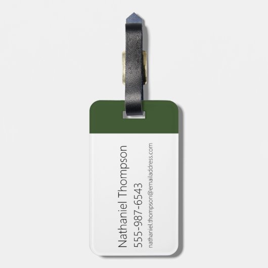 アクア10代のハンガーフォースビラン ラゲッジタグ (裏面縦)