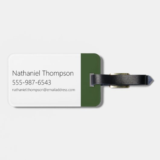 アクア10代のハンガーフォースビラン ラゲッジタグ (裏面横)