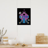 アクア10代のハンガーフォースムーンニテスカー ポスター (キッチン)