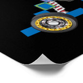 アクア10代のハンガーフォースムーンニテスカー ポスター (角)