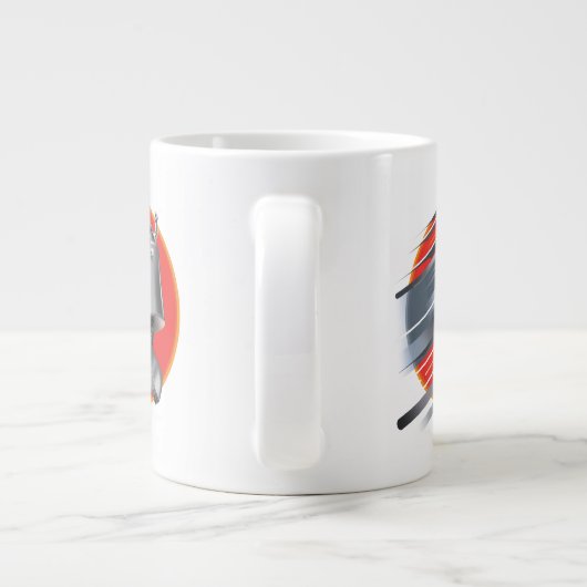 アクア10代のハンガーフォースラボット ジャンボコーヒーマグカップ (裏面)