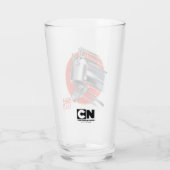 アクア10代のハンガーフォースラボット タンブラーグラス (裏面)