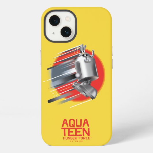 アクア10代のハンガーフォースラボット iPhoneケース (裏面)