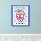 アクア10代のハンガーフォース可視フリロックポスター キャンバスプリント (インサイチュ (ウッドフロア))