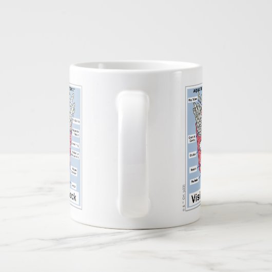 アクア10代のハンガーフォース可視フリロックポスター ジャンボコーヒーマグカップ (裏面)