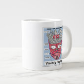 アクア10代のハンガーフォース可視フリロックポスター ジャンボコーヒーマグカップ (正面右)