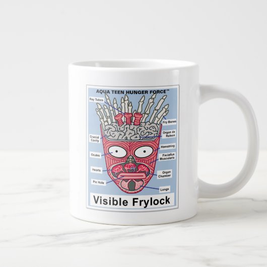アクア10代のハンガーフォース可視フリロックポスター ジャンボコーヒーマグカップ (右)