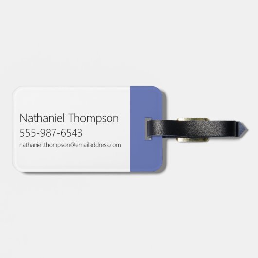 アクア10代のハンガーフォース可視フリロックポスター ラゲッジタグ (裏面横)