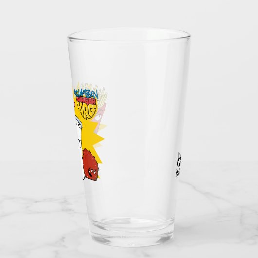 アクア10代のハンガーフォース爆発性グラフィック タンブラーグラス (左)