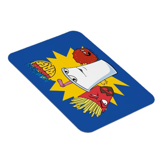 アクア10代のハンガーフォース爆発性グラフィック マグネット (右側)