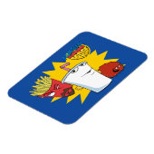 アクア10代のハンガーフォース爆発性グラフィック マグネット (左側)