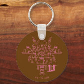 アクア10代のハンガーフォース象形文字 キーホルダー (正面)