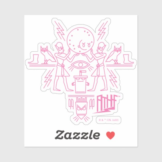 アクア10代のハンガーフォース象形文字 シール (シート)