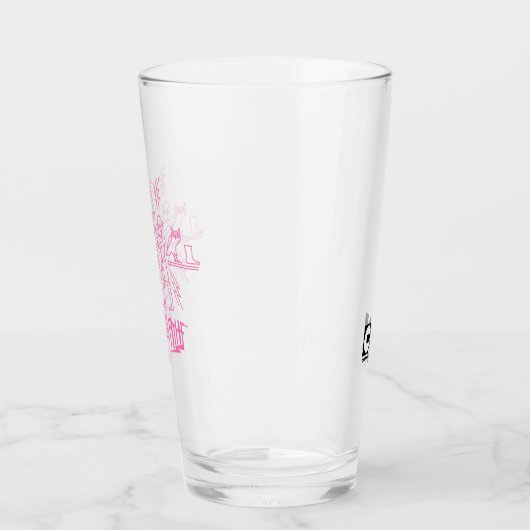 アクア10代のハンガーフォース象形文字 タンブラーグラス (左)