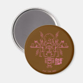 アクア10代のハンガーフォース象形文字 マグネット (正面/裏面)