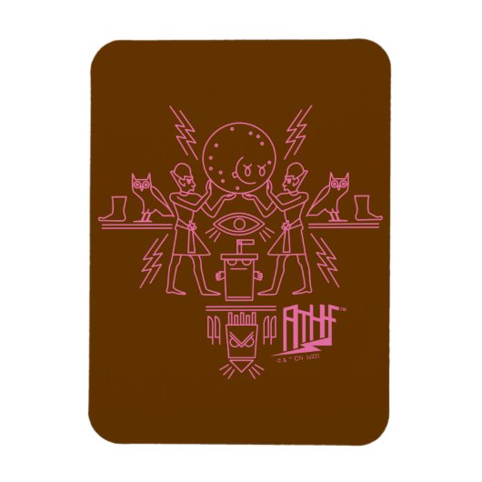 アクア10代のハンガーフォース象形文字 マグネット (縦)