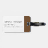 アクア10代のハンガーフォース象形文字 ラゲッジタグ (裏面横)