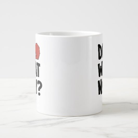 アクア10代のハンガーフォースMeatwad "Do What Now?" ジャンボコーヒーマグカップ (正面)