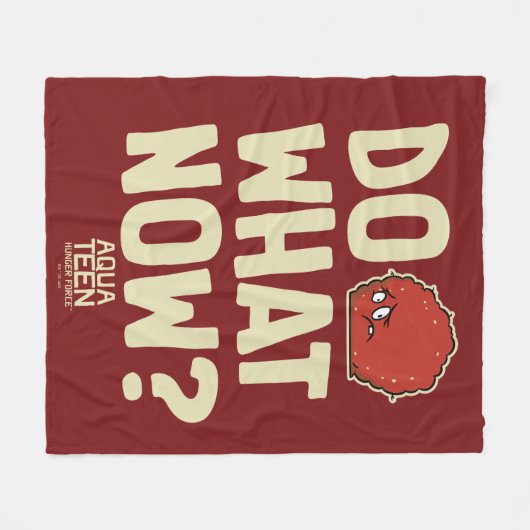 アクア10代のハンガーフォースMeatwad "Do What Now?" フリースブランケット (正面(横))