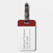 アクア10代のハンガーフォースMeatwad "Do What Now?" ラゲッジタグ (裏面縦)