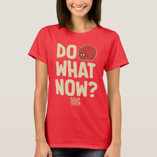 アクア10代のハンガーフォースMeatwad "Do What Now?" Tシャツ (正面)