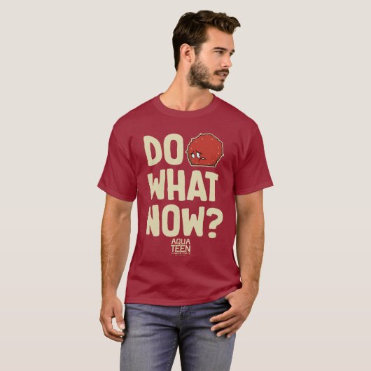 アクア10代のハンガーフォースMeatwad "Do What Now?" Tシャツ (正面フル)