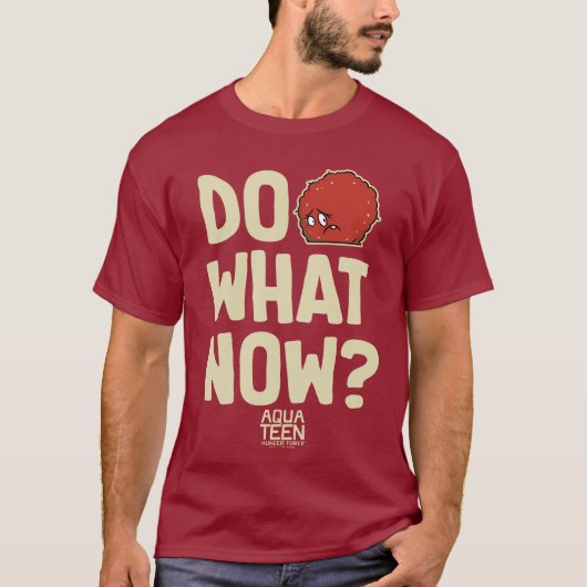 アクア10代のハンガーフォースMeatwad "Do What Now?" Tシャツ (正面)