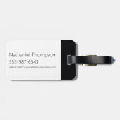 アクア10代のハンガーフォースMooninitesゲームロゴ ラゲッジタグ (裏面横)