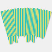 アクア＋イエローストライプ ポップコーン フェイバーボックス (見開き)