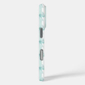 アクア コケット ボウズ ストライプ モノグラム Case-Mate iPhoneケース (裏面 / 右)