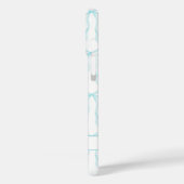 アクア コケット リボン モノグラム Case-Mate iPhoneケース (裏面 / 左)