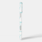アクア コケット リボン モノグラム Case-Mate iPhoneケース (裏面 / 右)