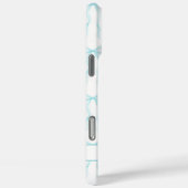アクア コケット リボン モノグラム Case-Mate iPhoneケース (裏面 / 右)