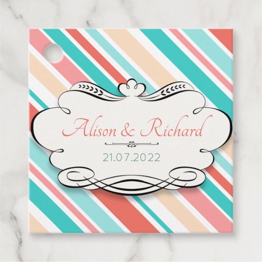 アクア&コーラル フェイバータグ (正面)