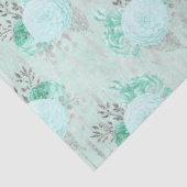 アクア&シルバー系デザイン1 薄葉紙 (詳細)