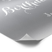 アクア＆シルバー スターフィッシュ ビーチ スイート16 バナー ポスター (角)