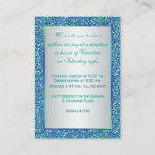 アクア・シルバー・ブルースノーフレーク・エンクロージャー・カード エンクロージャーカード (裏面)