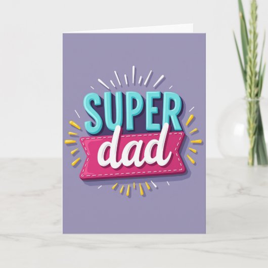 アクア スーパーダッド バナーカード カード (正面)