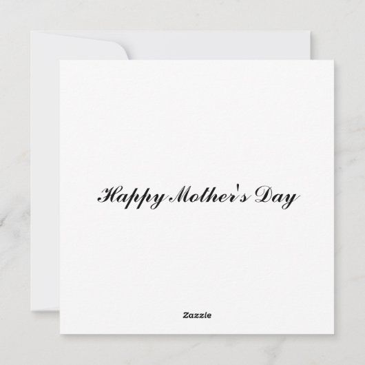 アクア&タン抽象芸術フローラとレース母の日 シーズンカード (裏面)